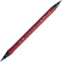 Kuretake FUDE PEN NIHON-DATE KABURA Brush Pen (No.55), Double-sided hard and soft brush ti