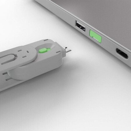 Lindy USB Port Blocker - Pack of 4, Green (40451) - Image 4