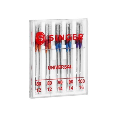 SINGER Regular Point Sewing Machine Needle, Size 80/12, 90/14, 100/16, 10-Count - Image 4