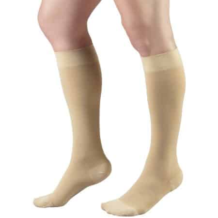 Truform 20-30 mmHg Compression Stockings for Men and Women, Knee High Length, Closed Toe, - Image 8