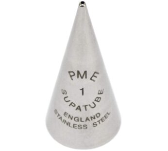 PME Seamless Stainless Steel Supatube Decorating Tip, Writer #1, Standard, Silver