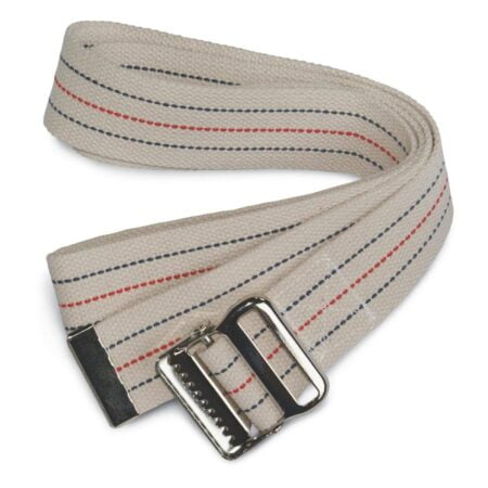 Kinsman Enterprises 80317 Gait Belt with Metal Buckle, 2" Width, 60" Length, 1 Stripe
