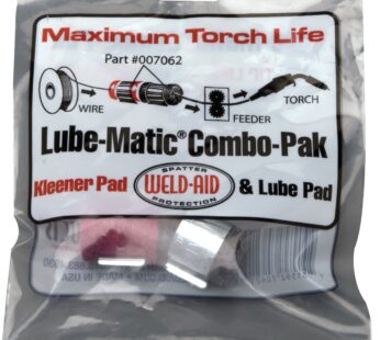 Weld-Aid 007062 Lube-Matic Combo-Paks, One Red Wire Pad/One Black Lube Pad
