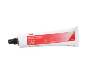 3M Nitrile High Performance Rubber and Gasket Adhesive 847, Brown
