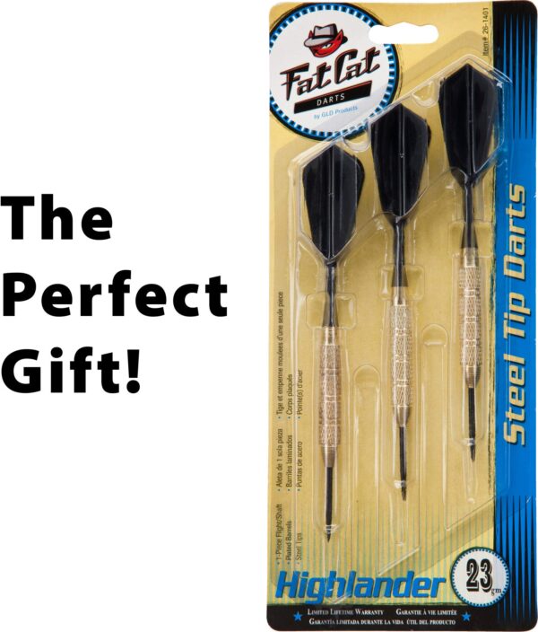 Fat Cat Highlander Steel Tip Darts, 23 Grams - Image 6