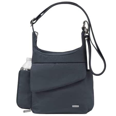 Travelon Anti-Theft Classic Messenger Bag, Midnight, One Size