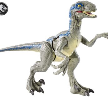 JURASSIC WORLD BATTLE DAMAGE Velociraptor Blue