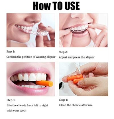 KISEER 24 Pcs Colorful Orthodontic Aligner Chewies for Aligner Chompers Aligner Trays Seat - Image 4
