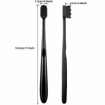Patelai 8 Pieces Soft Toothbrush Micro Nano Extra Soft Bristles Manual Soft Toothbrush wit - Image 2