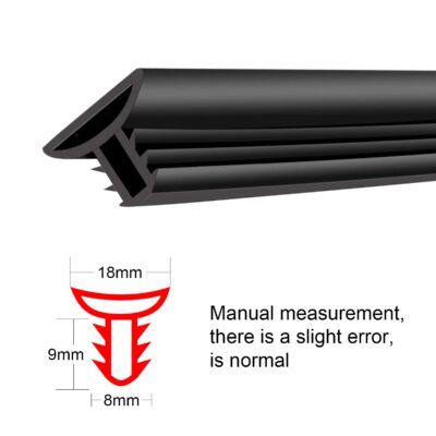 BOAOSI Car Dashboard Seal Strip, 5.24Ft Rubber Seal Protector Guard Strip, Car Dustproof S - Image 3
