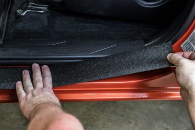 XPEL Black Universal Door Sill Guard (60" x 2.75") Paint Protection Film Kit - Image 2