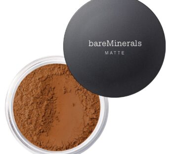 bareMinerals Original Matte Loose Mineral Foundation SPF 15, Powder Foundation Makeup, Buildable Coverage, Reduces Shine, Talc Free Foundation, Vegan