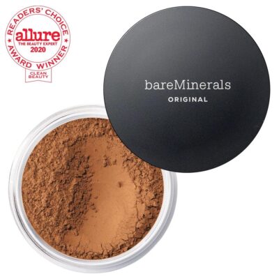 bareMinerals Original Loose Powder Foundation SPF 15, Lightweight Mineral Loose Powder Foundation Makeup, Buildable Coverage, Talc Free, Vegan (Golden Dark 25) - Image 7