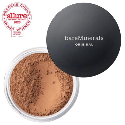 bareMinerals Original Loose Powder Foundation SPF 15, Lightweight Mineral Loose Powder Foundation Makeup, Buildable Coverage, Talc Free, Vegan (Tan 19) - Image 7