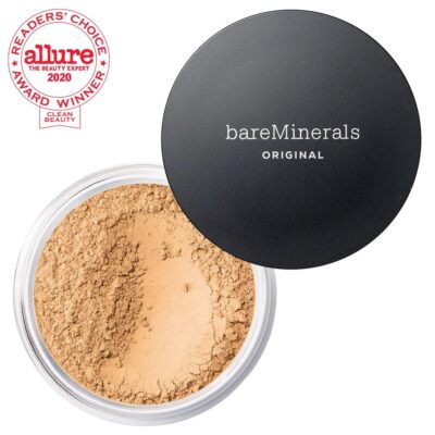 bareMinerals Original Loose Powder Foundation SPF 15, Lightweight Mineral Loose Powder Foundation Makeup, Buildable Coverage, Talc Free, Vegan (Golden Medium 14) - Image 7
