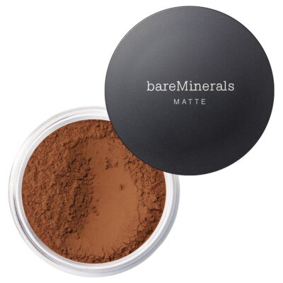 bareMinerals Original Matte Loose Mineral Foundation SPF 15, Powder Foundation Makeup, Buildable Coverage, Reduces Shine, Talc Free Foundation, Vegan