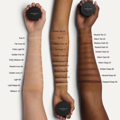 bareMinerals Original Loose Powder Foundation SPF 15, Lightweight Mineral Loose Powder Foundation Makeup, Buildable Coverage, Talc Free, Vegan (Tan 19) - Image 6