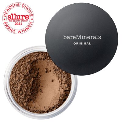 bareMinerals Original Loose Powder Foundation SPF 15, Lightweight Mineral Loose Powder Foundation Makeup, Buildable Coverage, Talc Free, Vegan (Neutral Deep 29) - Image 7
