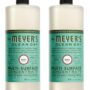 MRS. MEYER'S CLEAN DAY Multi-Surface Cleaner Concentrate, Use to Clean Floors, Tile, Counters, Basil, 32 fl. oz - Pack of 2