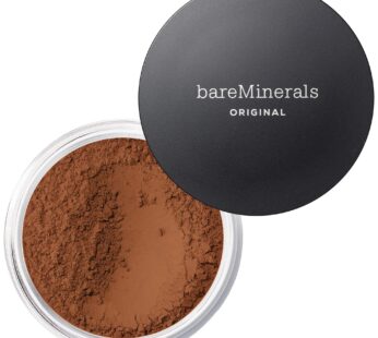bareMinerals Original Loose Powder Foundation SPF 15, Lightweight Mineral Loose Powder Foundation Makeup, Buildable Coverage, Talc Free, Vegan (Warm Deep 27)