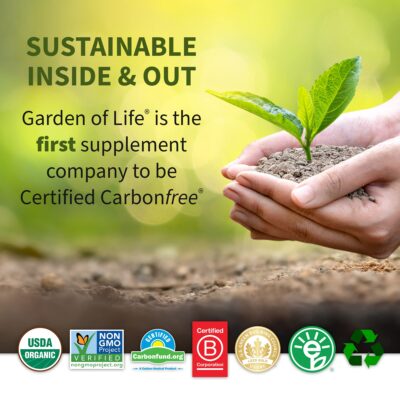 Garden of Life Vitamin K2 and K1, Vitamin Code Vegan K Complex Vitamin for Bone Strength and Heart Health, Vitamin K1 and K2, Omega Rich Flax Seed Oil, Trace Minerals, Probiotics, 60 Day Supply - Image 6