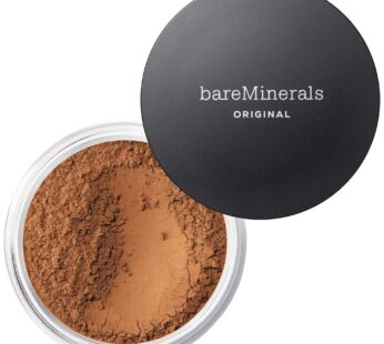 bareMinerals Original Loose Powder Foundation SPF 15, Lightweight Mineral Loose Powder Foundation Makeup, Buildable Coverage, Talc Free, Vegan (Golden Dark 25)