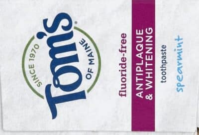 Tom's of Maine Fluoride-Free Antiplaque & Whitening Natural Toothpaste, Spearmint, 5.5 oz. - Image 15