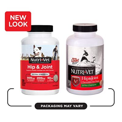 Nutri-Vet Hip & Joint Chewable Dog Supplements- Formulated with Glucosamine & Chondroitin for Dogs- 120 Count - Image 9