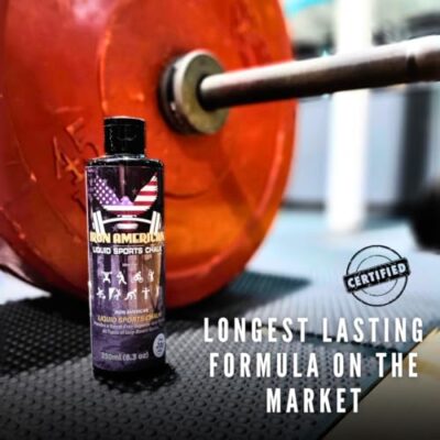 IRON AMERICAN Liquid Chalk - No-Mess Long-Lasting Grip Chalk for Weightlifting, Gymnastics, Rock Climbing, and Fitness Training - Combo 250ml + 50ml Travel - Advanced Hand Chalk for Gym - Image 2