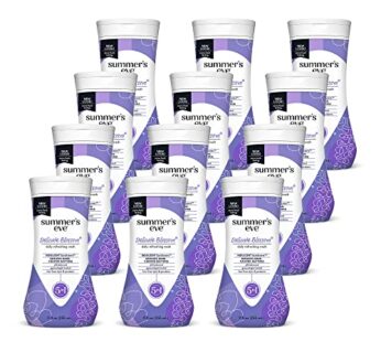 Summer’s Eve Delicate Blossom Daily Refreshing All Over Feminine Body Wash, Removes Odor, Feminine Wash pH Balanced, 9 fl oz, 12 Pack
