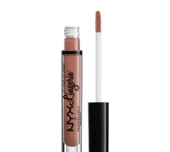 NYX PROFESSIONAL MAKEUP Lip Lingerie Matte Liquid Lipstick – Lace Detail, Nude Pink Beige