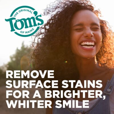 Tom's of Maine Fluoride-Free Antiplaque & Whitening Natural Toothpaste, Spearmint, 5.5 oz. - Image 4