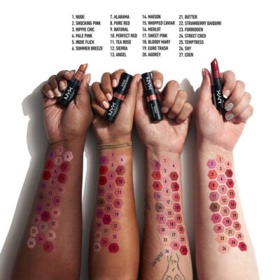 NYX PROFESSIONAL MAKEUP Matte Lipstick, Bare With Me, 0.16 Ounce (MLS38) - Image 5