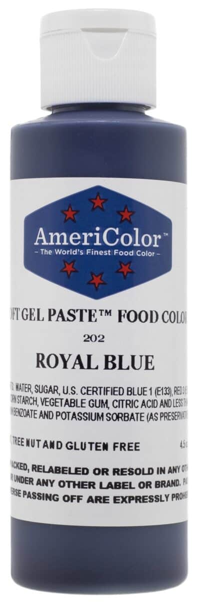 Americolor Soft Gel Paste Food Color, 4.5-Ounce, Royal Blue