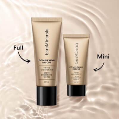 bareMinerals Complexion Rescue Tinted Moisturizer for Face with SPF 30 + Hyaluronic Acid, Hydrating Tinted Mineral Sunscreen for Face, Skin Tint, Vegan (Wheat 4.5) - Image 9