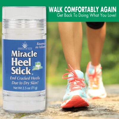 Miracle Heel Stick with Pure UltraAloe Aloe Vera Gel | 2.5 ounce stick - Image 4