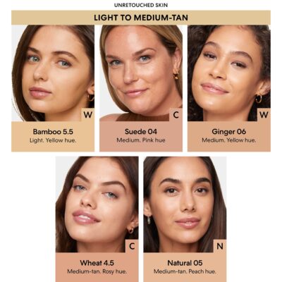 bareMinerals Complexion Rescue Tinted Moisturizer for Face with SPF 30 + Hyaluronic Acid, Hydrating Tinted Mineral Sunscreen for Face, Skin Tint, Vegan (Wheat 4.5) - Image 4