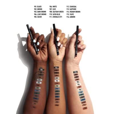 NYX PROFESSIONAL MAKEUP Slim Eye Pencil, Eyeliner Pencil - Black Brown - Image 3
