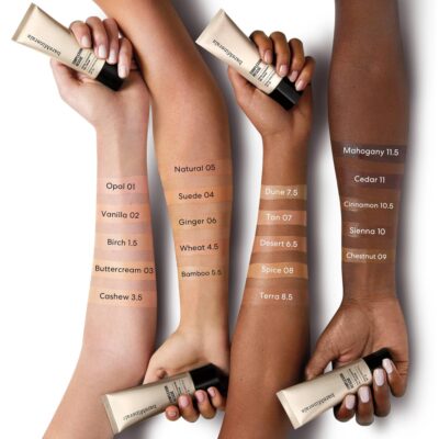 bareMinerals Complexion Rescue Tinted Moisturizer for Face with SPF 30 + Hyaluronic Acid, Hydrating Tinted Mineral Sunscreen for Face, Skin Tint, Vegan (Wheat 4.5) - Image 5
