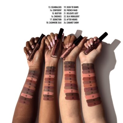 NYX PROFESSIONAL MAKEUP Lip Lingerie Matte Liquid Lipstick - Dusk To Dawn (Warm Beige Nude) - Image 3