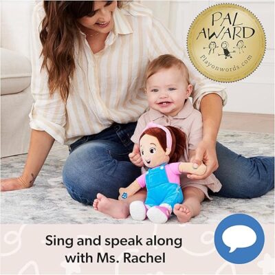 Ms. Rachel Official Speak & Sing Doll, 16” Tall Interactive Toy with 4 Songs & 16+ Phrases, Toddler Toys for Girls & Boys Ages 6 Months to 3+ Years - Image 3
